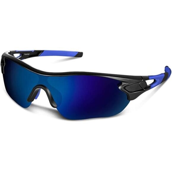 Polarized Sports Sunglasses for Men Women Youth Baseball Cycling Running Driving